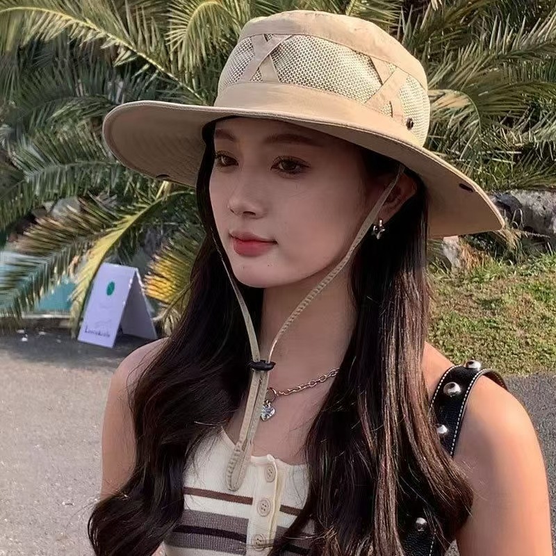 Sun Hat Wide Brim - 1pcs 여름 남성 버킷 모자 야외