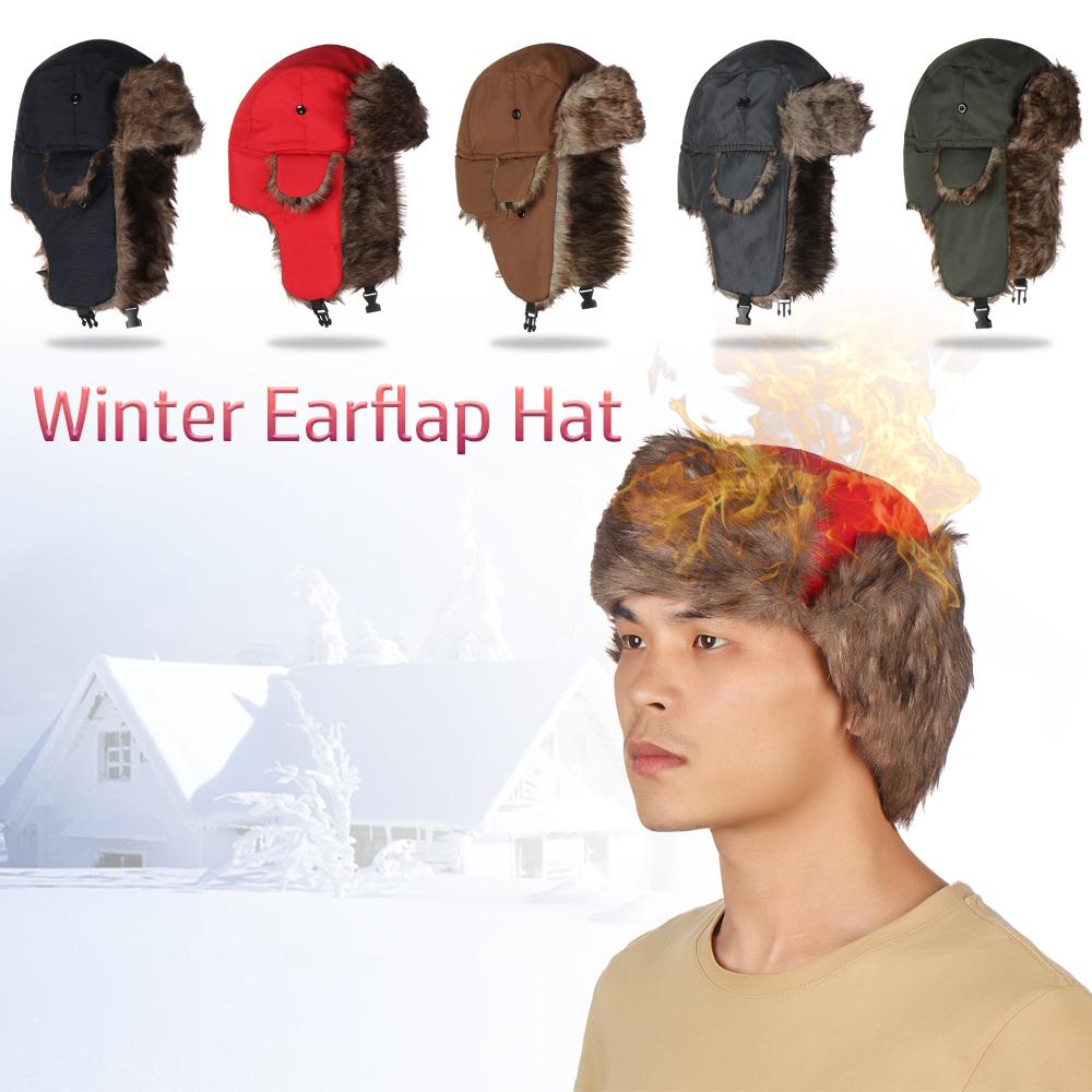 고품질 귀덮개 트래퍼 겨울 모자 캐주얼 러시아 우샨카  - Trapper Hat Ear Flap 리뷰 및 가격