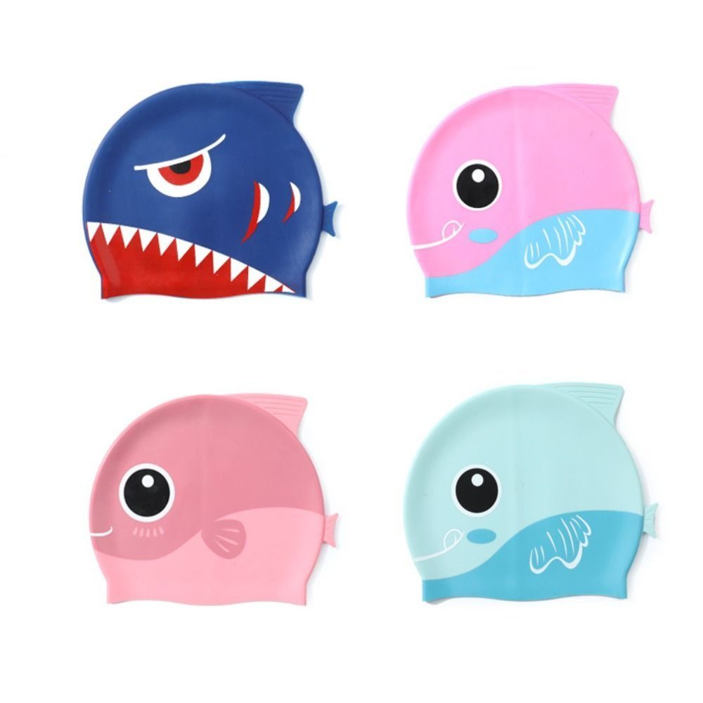 긴 머리를 위한 실리콘 소재 귀 보호 공룡 만화 패턴  - Swim Hat Silicone 리뷰 및 가격