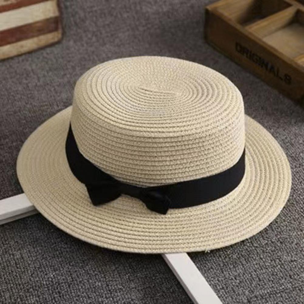 비치 밀짚모자 플랫 탑 와이드 브림 자외선 차단 모자  - Sun Hat Wide Brim 리뷰 및 가격