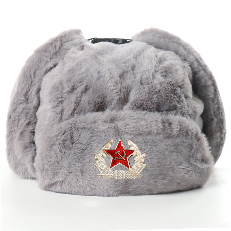 러시아 모자 Ushanka 기병 사냥꾼 모자 따뜻한 겨 - Trapper Hat Ear Flap 리뷰 및 가격